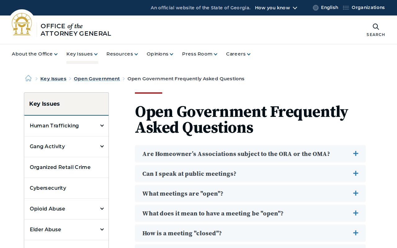 McDuffie County warrant check under Georgia Open Records guidance